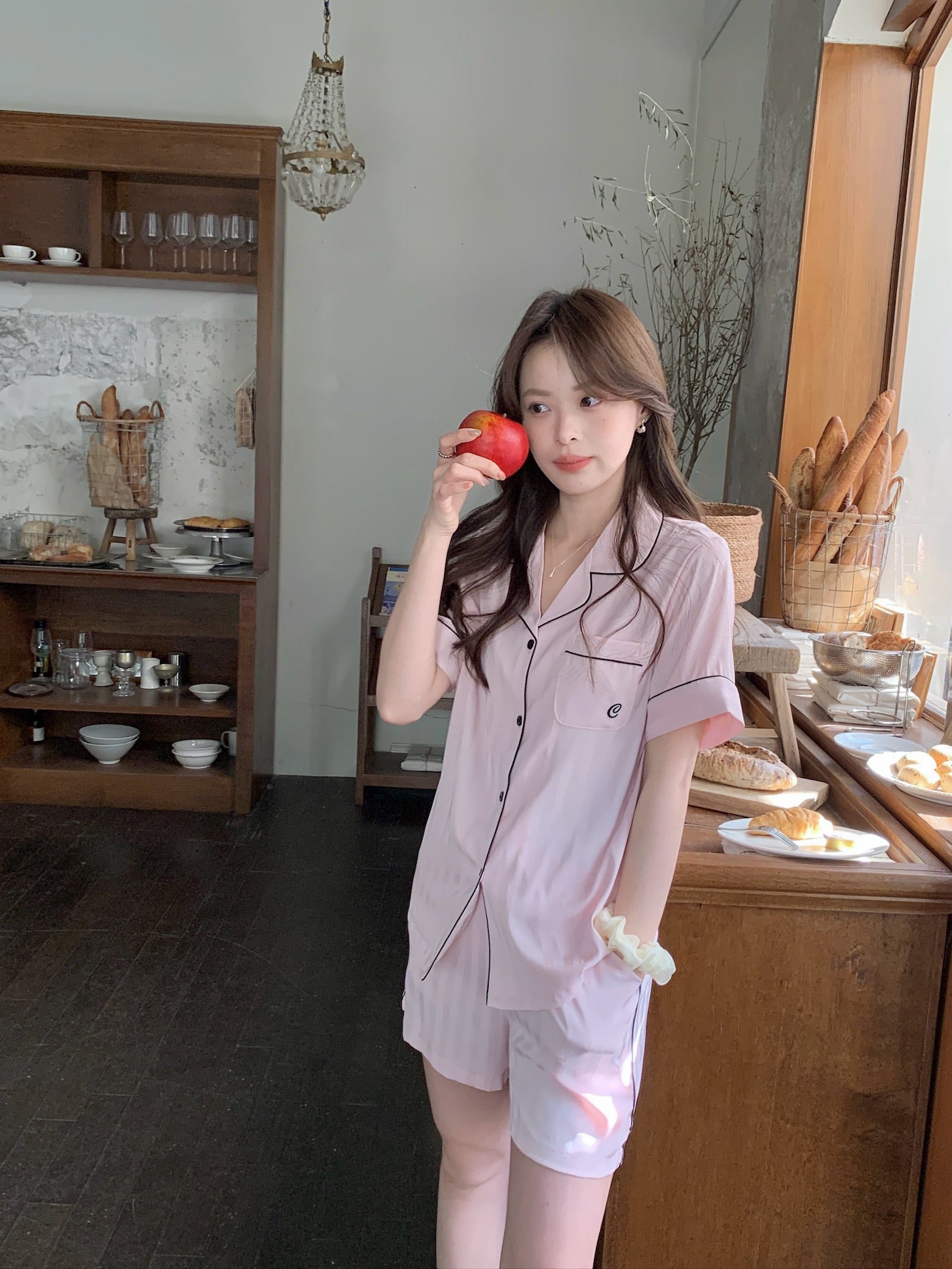 Chillday Short Pajama Set - Pink
