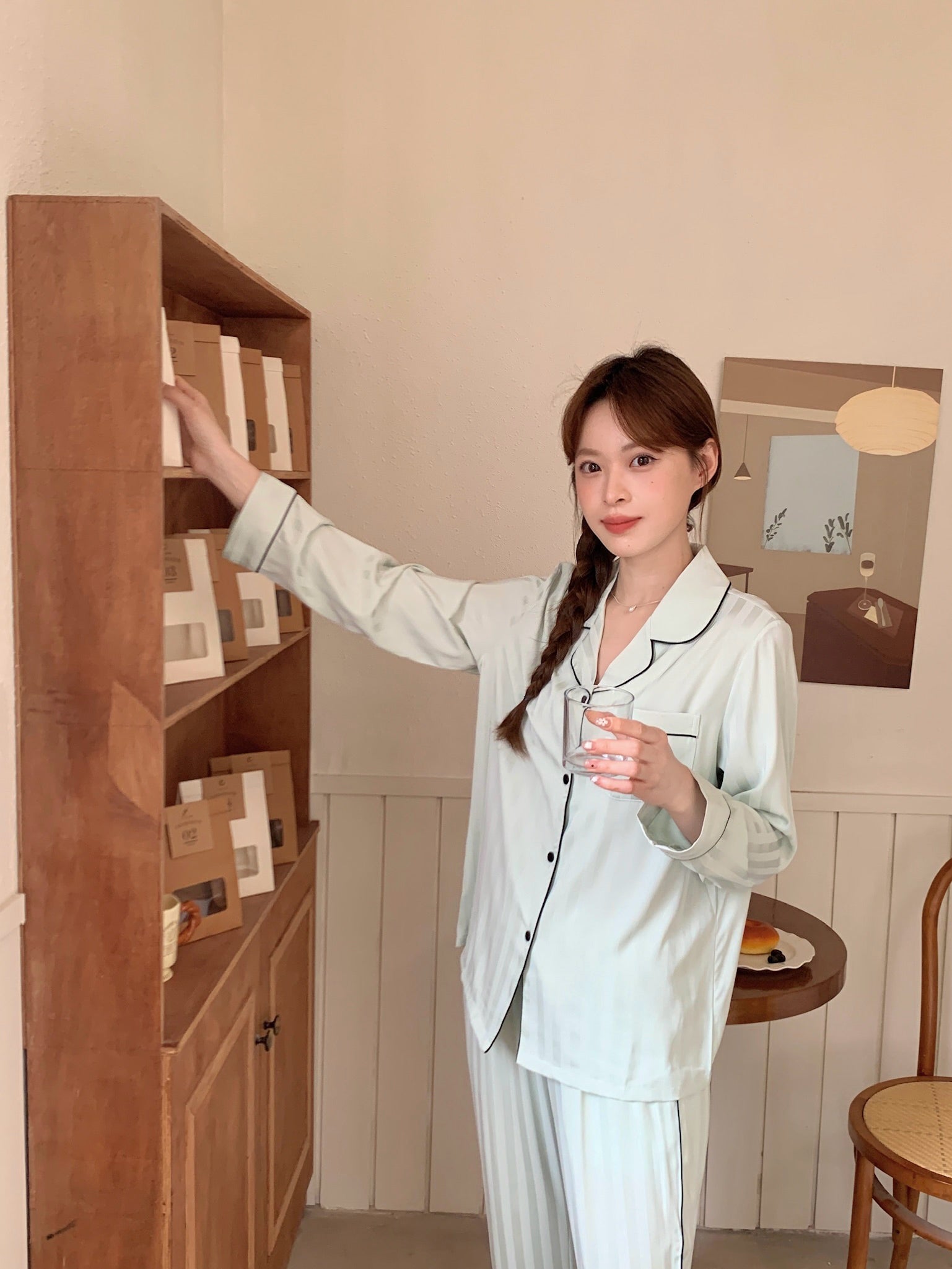 Chillday Long Pajama Set - Baby Green