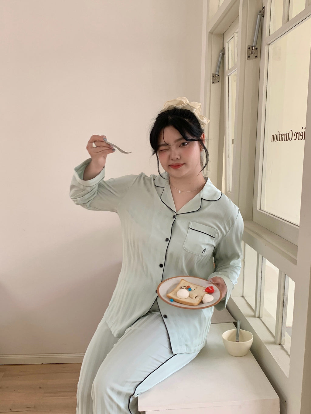 Chillday Long Pajama Set - Baby Green