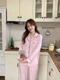 Chillday Long Pajama Set - Pink