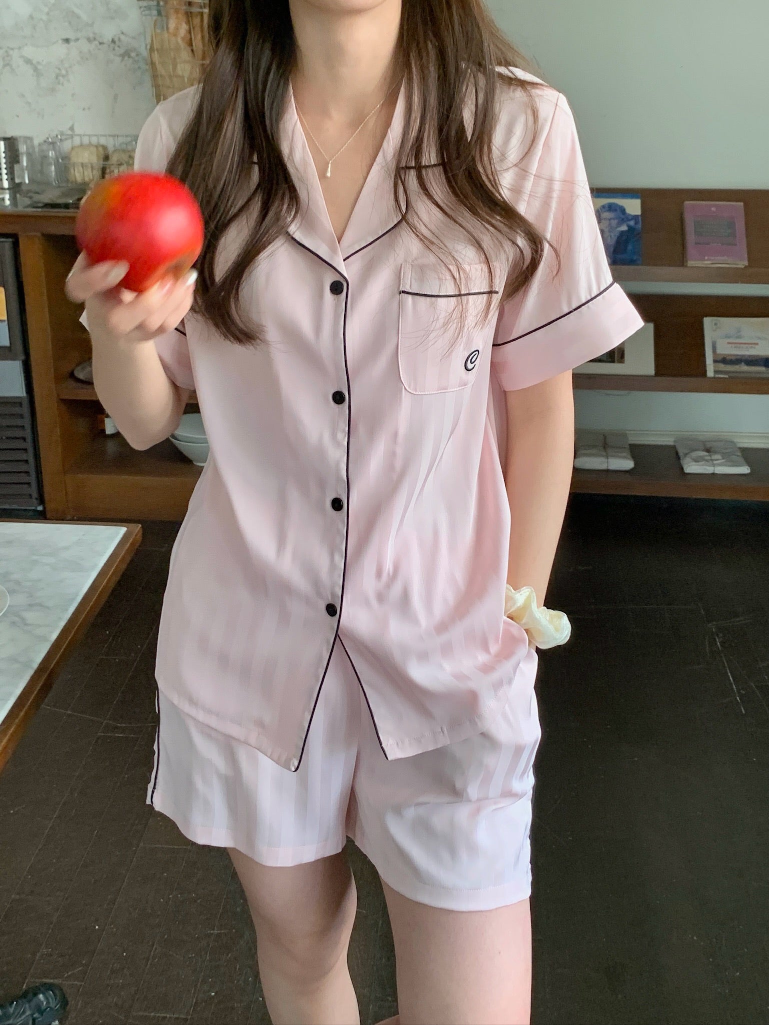 Chillday Short Pajama Set - Pink
