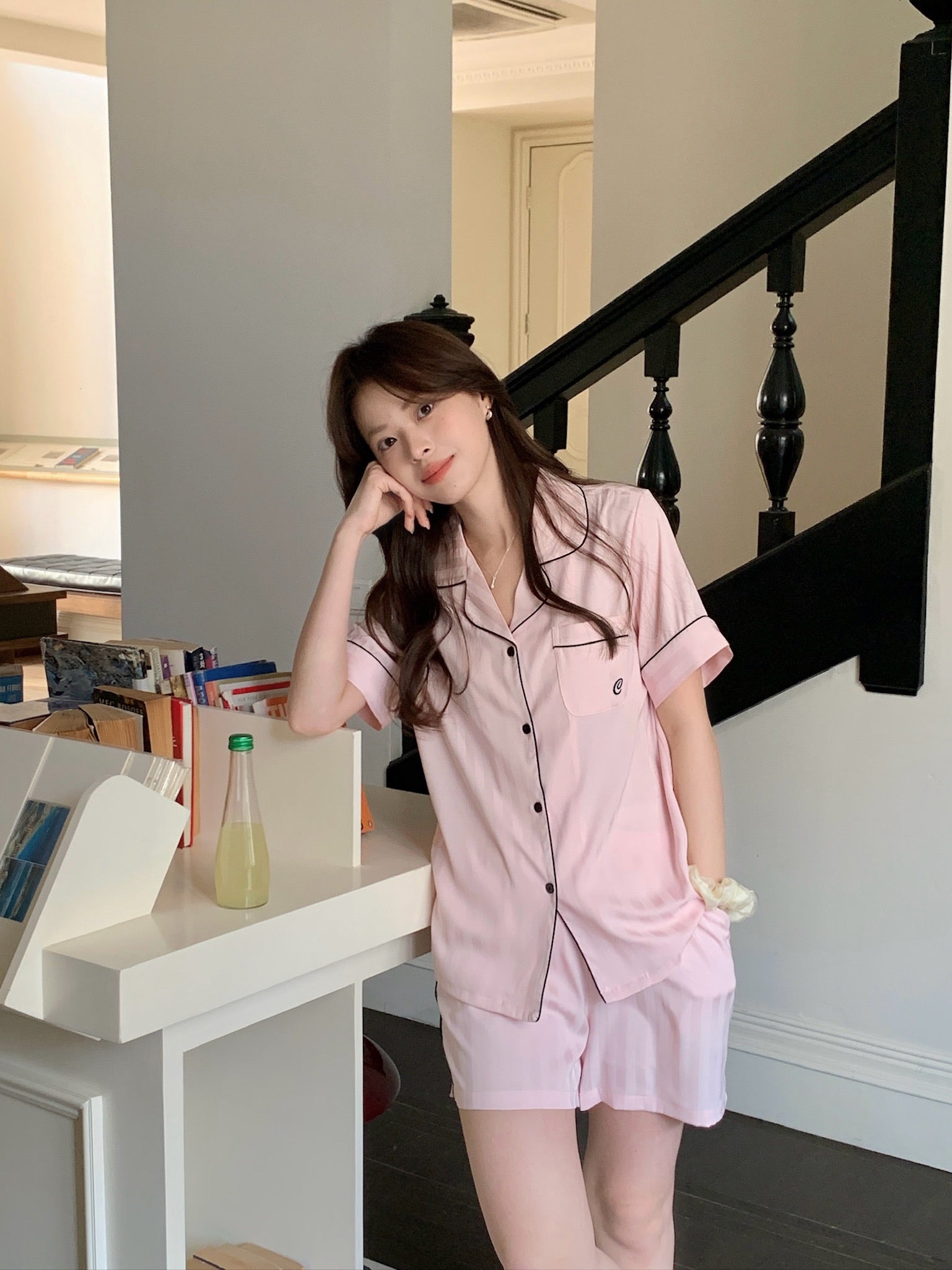 Chillday Short Pajama Set - Pink