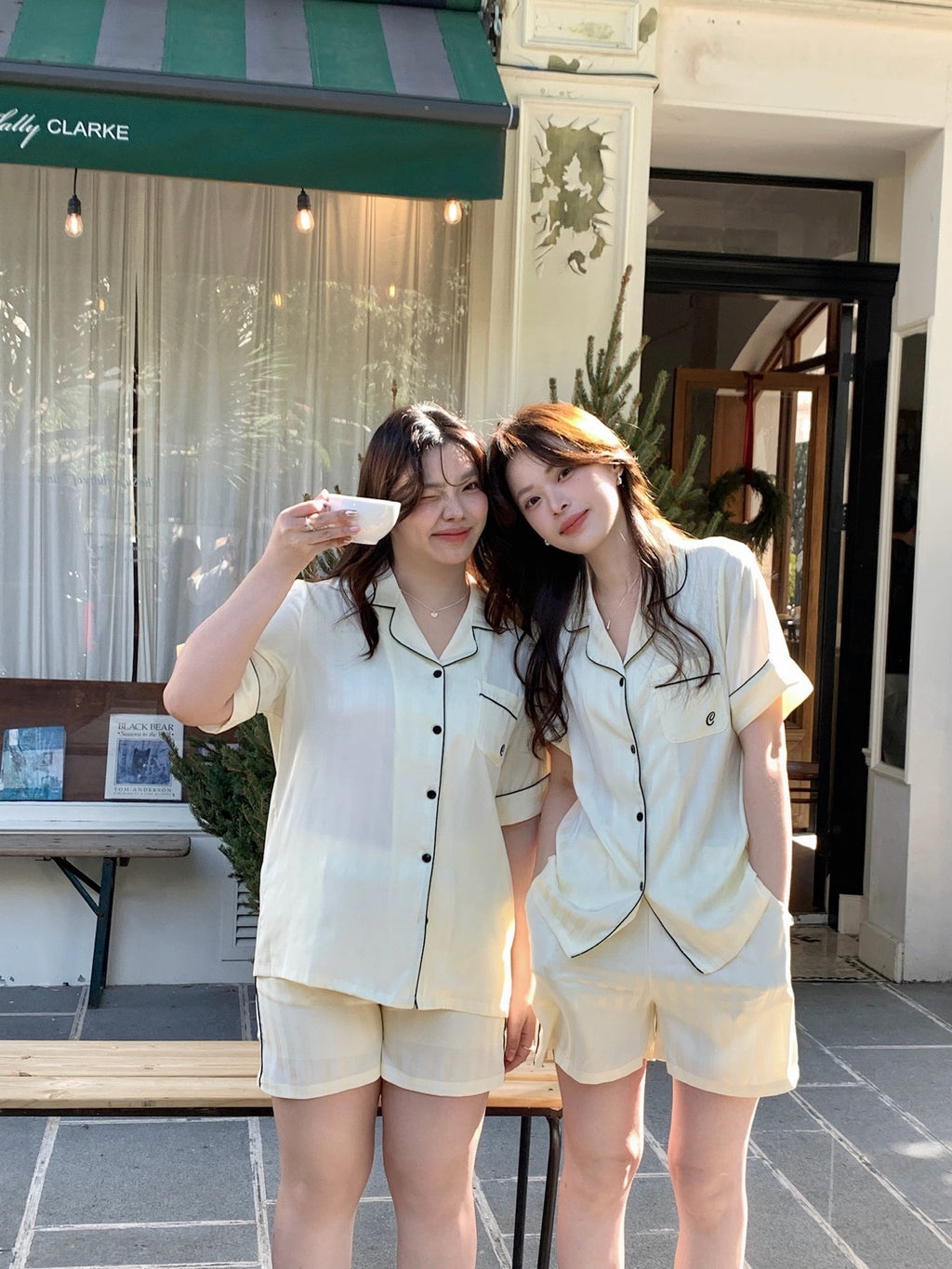 Chillday Short Pajama Set - Baby Yellow