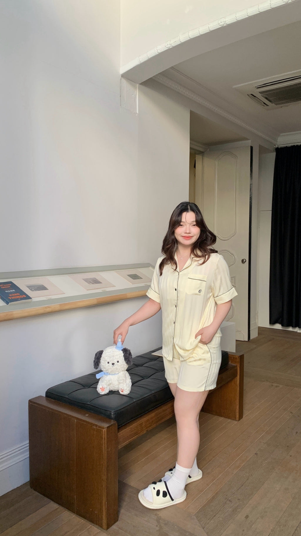 Chillday Short Pajama Set - Baby Yellow