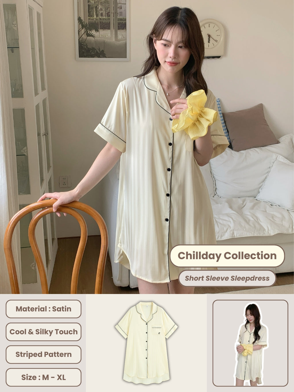 Chillday Sleepdress - Baby Yellow