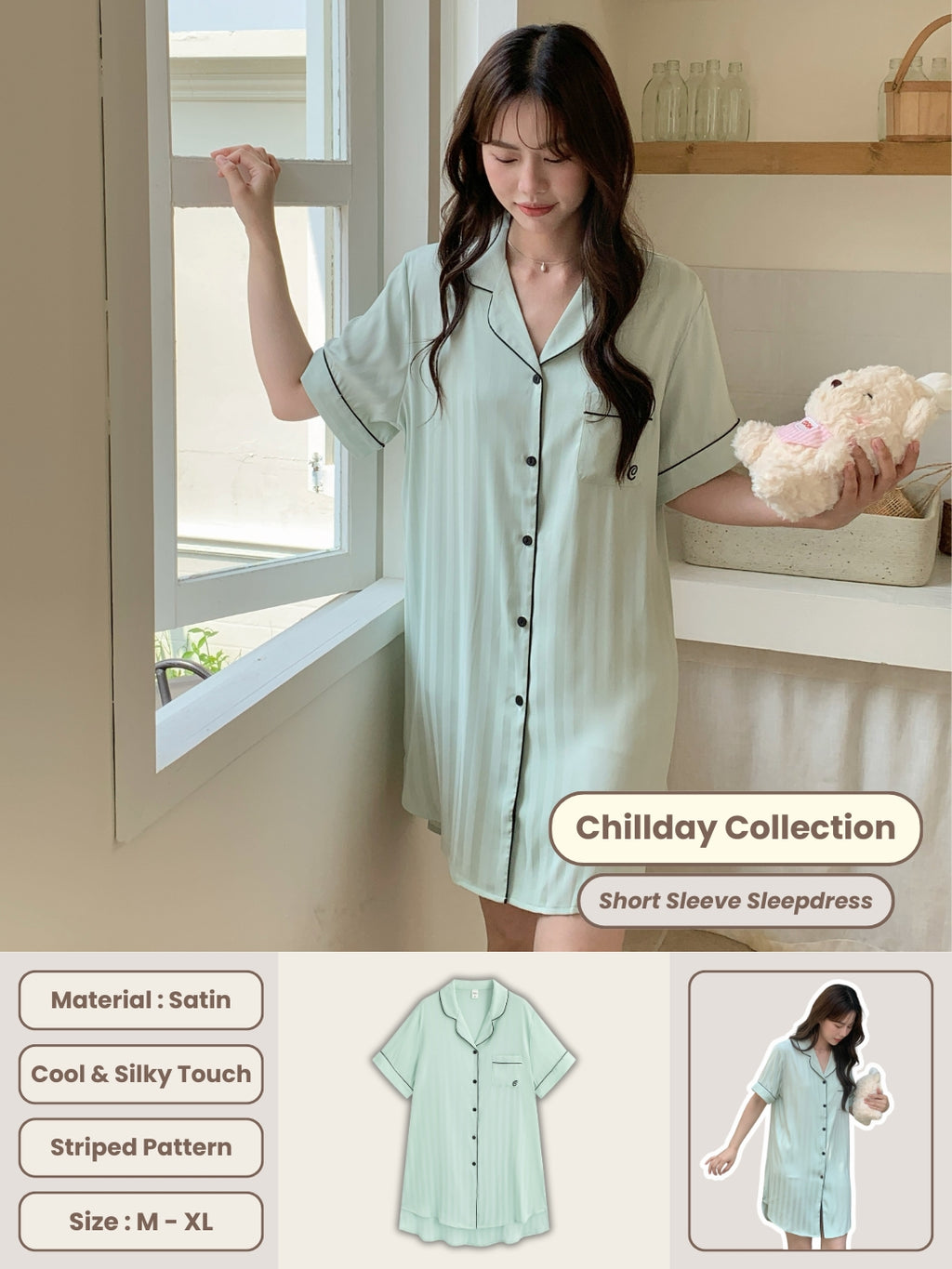 Chillday Sleepdress - Baby Green