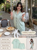 Chillday Short Pajama Set - Baby Green